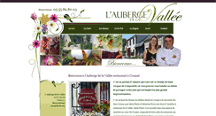 Desktop Screenshot of laubergedelavallee.fr